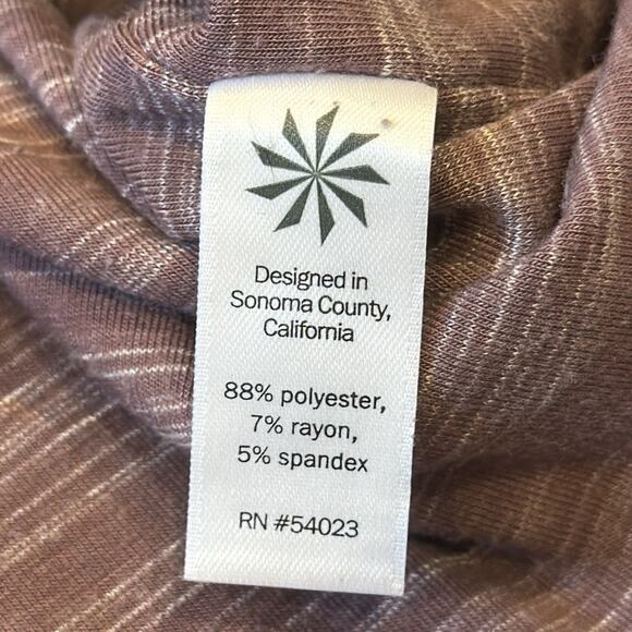 Athleta Women's Beyond Soft Avenues Dress Mauve White Size L - Picture 8 of 11